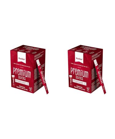 Xucker Premium sticks with xylitol sugar from Xucker I 50 Sticks I crystal sugar replacement for on the way i 40% fewer calories than sugar i sweeten (pack with 2) 50 pieces (2 pack)