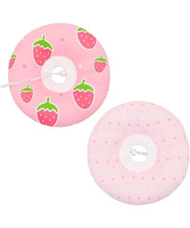 SINGOMON 1PC Cute Cat Recovery Collar Soft Pink Strawberry Neck Cone for Cat s Head Wound Healing Protective Cone After Surgery Recovery Elizabethan Collars for Small Pets(M) - Buy Online on GoSupps.com