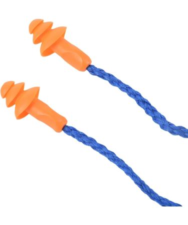 ALGONETO 30 Pcs Silicone Soft Ear Plugs - Hearing Protection with Cord - Noise Reduction Blue Orange - Buy Online on GoSupps.com