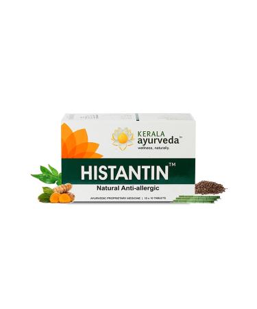 Generic Viva Histantin Tablet | Anti-Allergic Ayurvedic Tablet| Non-Drowsy Formula| for Seasonal Dietary and Respiratory Allergies| with Amla Turmeric and Guduchi| 100 Tablets