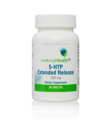 Seeking Health | 5-HTP Extended Release | 5-Hydroxytryptophan Supplement | 200 mg | 30 Vegetarian Tablets