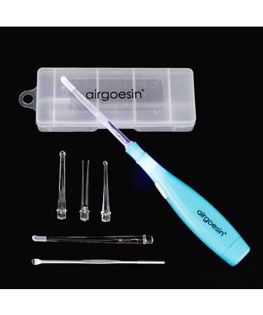 Airgoesin Tonsil Stone Remover Tool Kit - 5 Adapters Tips, Tonsillolith Pick, Case & Gift - Blue - Buy Online on GoSupps.com