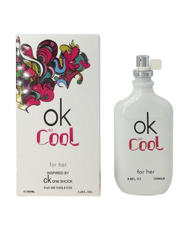 OK SO COOL WHITE EAU DE PARFUM FOR WOMEN 3.4 FL. OZ. Amber Spicy fragrance for Women.