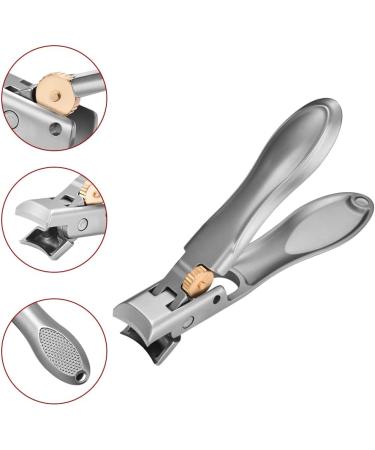 NCL Stainless Steel Large Toenail Clippers for Thick Nails - Best Clippers for Men, Women, Seniors - Silver - Buy Online on GoSupps.com