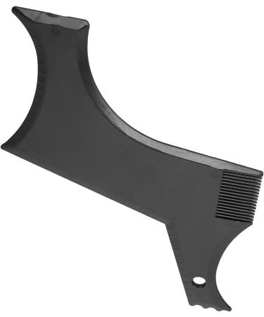Generic Guide de Mise en Forme de Barbe Professionnel Mod le de Coupe de Cheveux Flexible en Plastique Noir pour un Alignement Pr cis de la Barbe Fa onneur de Facile Utiliser pour une Coupe - Buy Online on GoSupps.com