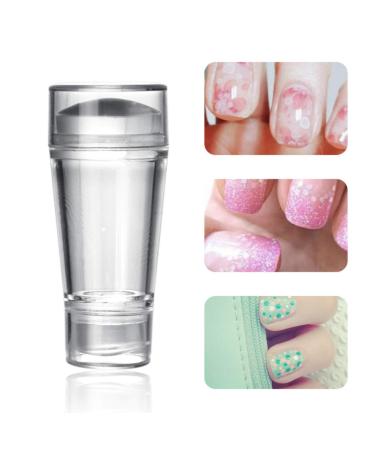 FRCOLOR Clear Jelly Nail Art Stamp & Scraper | Double-Ended Silicone Manicure Tools for Stunning Stamped Nail Art - International Shipping Available - Buy Online on GoSupps.com
