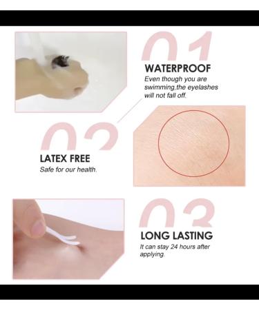 Shop LODEVA Eyeliner Lash Glue - Super Strong Waterproof Vegan & Hypoallergenic Adhesive for False Eyelashes - Buy Online on GoSupps.com