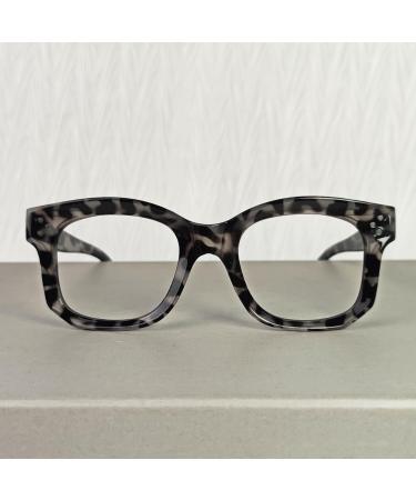 Eyekepper Women's Blue Light Blocking Reading Glasses - Retro Grey Tortoise - +0.50 Strength - Buy Online on GoSupps.com