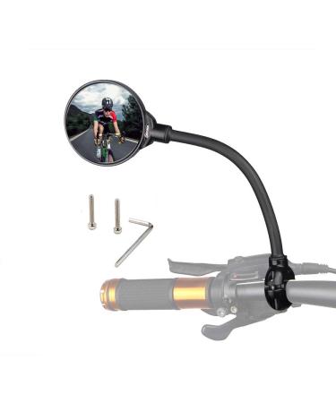 Bike Mirror Rotatable And Adjustable Wide Angle Rear View Shockproof Convex Mirror Universal For Bike Bicycle