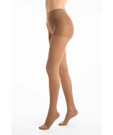 Relaxsan Microfiber 880M Compression Tights for Women - 18-22 mmHg Support Stockings 140 Den in Brown | Buy Internationally - Buy Online on GoSupps.com