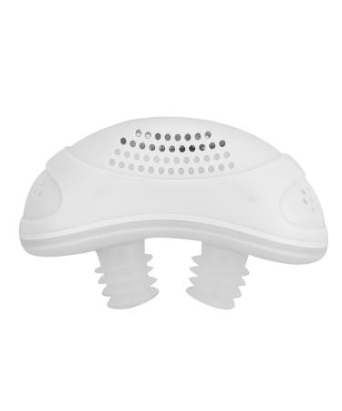 Small Sonre Stopper Snoring Device Soft Nasal Plug for Sleeping for Home(white)