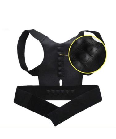 MDLIAN Corrector Back Straight Brace - Magnetic Posture Support Corset for Men & Women - 4X-Large | Lumbar Corrective Therapy - Buy Online on GoSupps.com