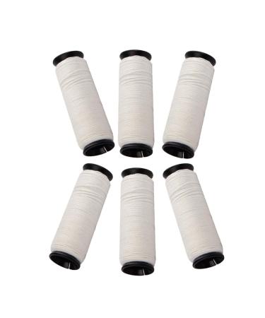 6PCS Replacement Cotton Thread for Threading Facial Body Hair Remover Thread Rolls