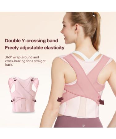 Posture Corrector Adjustable Posture Invisible Back Support Adjusts Spinal Posture Relieves Waist and Shoulder Pain Large White - Buy Online on GoSupps.com