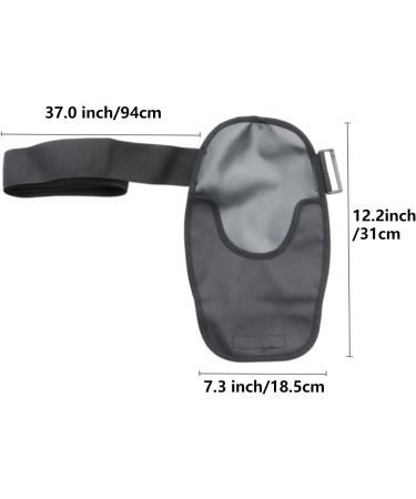 Adjustable Ostomy Bag Cover with Water-Resistant Closure - Washable Black Pouch Holder for Ileostomy and Urostomy - Men and Women - Buy Online on GoSupps.com