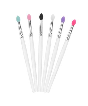 Hemoton 12 Pcs Eye Shadow Brush Eyeshadow Makeup Brush Make-up Eyeshadow Brush Big Sequined Eyeshadow Brush Eye Shadow Applicator Silicone Eyeshadow Brush Eyeshadow Brush Kit