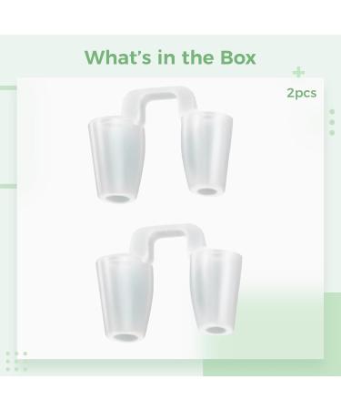 Deskium 2 Pcs Clear Silicone Nose Retainer Rhinoplasty Post-Op Support For Men Nasal Splint Fixator Size 8 & 9 - Buy Online on GoSupps.com