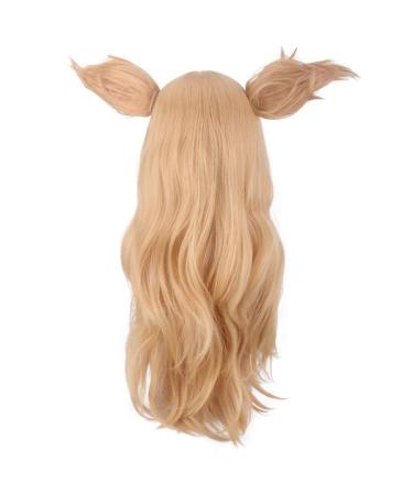 Shop Blonde Curly Long Wig - Human & Synthetic Anime Cosplay Hair for Women | International Shipping - Buy Online on GoSupps.com