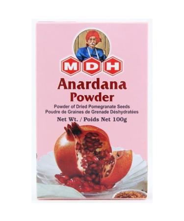 MDH Various Seasoning Masala Powder - A Mixture of Spices Adds Taste - Aromatic & Enhances the flavor of the meal -Simplifies & Speeds Up The Cooking Process (Anardana Powder (100g) Pack of 1)