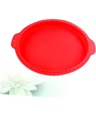 MAGICLULU 1pc Silicone Baking Bread Baking Pan Round Cookie Cookie Cutters Silicone Molds Cake Shop Muffin Top Pans Silicone Mold for Cake Round Cake Pans Chocolate Birthday Cake 31 X28.5CM Red - Buy Online on GoSupps.com