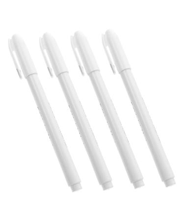 GRADENEVE 4pcs Baking Pigment Pen Cakes Biscuits Painting Pens Chocolate Pen Edible Pen White Plastic