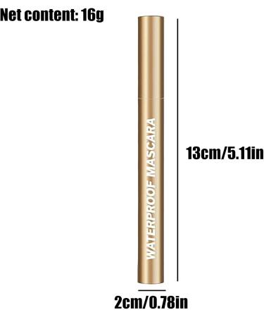  Huxibai Stretchable Water-Resistant Mascara - Volumizing Mascara | 16g Fibers for Naturally Curly Lashes for Women and Girls Daily Use for Parties Weddings and Events - Buy Online on GoSupps.com