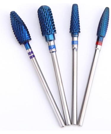 Healeved Nail Art Supplies Acrylic Nail Drill Bits Manicure Drill Bits Manicure Polishing Tools Fingernail Polishing Tools Nail Grinding Tool Nail Accessories Metal Manicure Tools medium As Shown - Buy Online on GoSupps.com