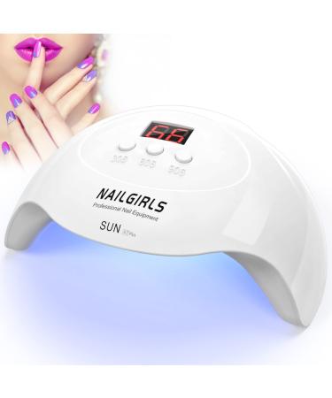 NailGirls Led UV Lamp Nails 36 W Led Nail Lamp With 3 Timer 18 Light Pearls Gelngel Lamp UV LED with Auto Sensor LCD Display Platt