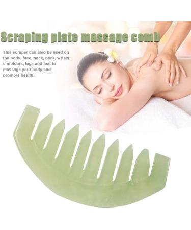 Buy Jade Gua Sha Tool & Comb for Scalp Massage | Skin Firming Facial Tools & Muscle Scraping | International Shipping Available - Buy Online on GoSupps.com