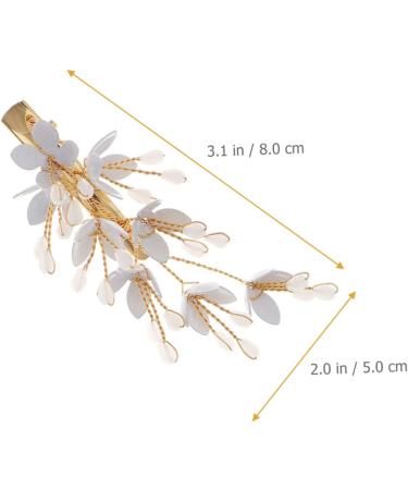 minkissy Crystal Forest Hair Clip Hair Barrettes for Women Pearl Barrettes for Women Rhinestone Barrettes for Women Girl Hair Clips Bridal Hair Pin Barrettes Bride Accessories Fine - Buy Online on GoSupps.com