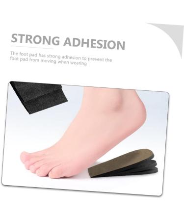 NOLITOY Height Increase Half Pads 4 Pairs Anti-Slip Cushions for Men & Women | Comfortable Shoe Lift & Suede Heel Pads for Sports - Buy Online on GoSupps.com