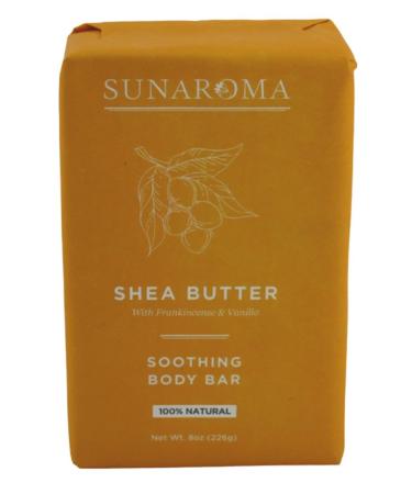 Buy SUNAROMA Shea Butter Soap Bar 8 Oz - Nourishing & Moisturizing | Fast International Shipping - Buy Online on GoSupps.com