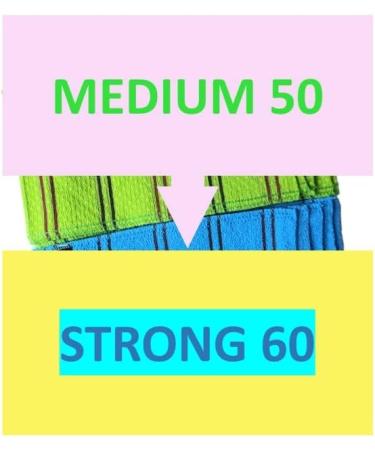 LUUUVMOI 10Pcs Korean Exfoliating Shower Towel Gloves - 5 Blue Strong & 5 Green Medium Levels - Buy Online on GoSupps.com