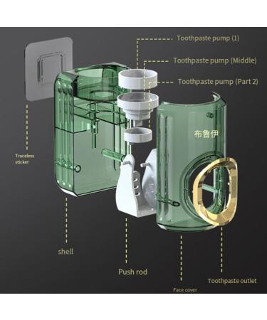 piuryue Light Toothpaste Squeezer Automatic Toothpaste Squeezer Accurate Toothpaste Squeezing Tool Household Non-Punching Easy Install Easy to Use C - Buy Online on GoSupps.com