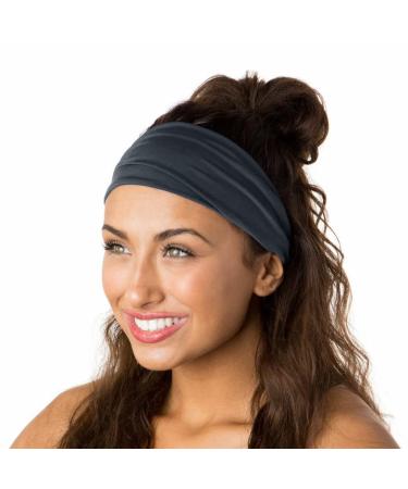BBGifts 12 Pack Cotton Stretch Headbands for Women and Girls - Non-Slip Workout Head Wraps for Sports, Yoga, Pilates, Running - Solid Colors - Perfect Gift for Active Lifestyle - Buy Online on GoSupps.com