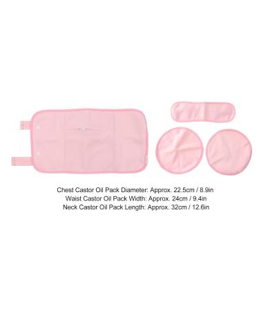 Bio-Rizinus Oil Set - Washable Waist & Neck Wrap for Detox & Thyroid Support | Reusable Castor Oil Packaging for Sleep & Health - Buy Online on GoSupps.com