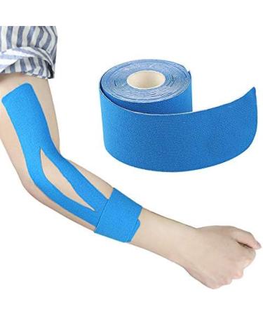 Waterproof Kinesiology Tape - 40 Precut Elastic Strips (3 Rolls) for Muscle & Joint Support | Ideal for Sports & Weightlifting - Buy Online on GoSupps.com