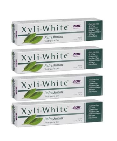 Now Foods Xyliwhite Refreshmint 6.4 Ounce (Pack of 4) - Buy Online on GoSupps.com