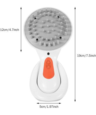Buy Waterproof Electric Scalp Massager Comb - Vibration Hair Growth Brush for Stress Relief | International Shipping Available - Buy Online on GoSupps.com