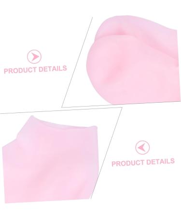 Healeved 2 Pairs Protective Socks Heel Sockss Lotion Infused Gel Socks for Cracked Heels Aloe Socks Feet Care Moisturizing Socks Sock for Feet Nursing Socks Skin Sebs Pink Miss - Buy Online on GoSupps.com