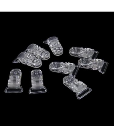 Aeromdale Resin Pacifier Holder Clips - 10 Pack T-Shaped Dummy Badge Clips for Babies | 39 x 16 mm Handcrafted Quality | Perfect Pacifier Clip Solution - Buy Online on GoSupps.com