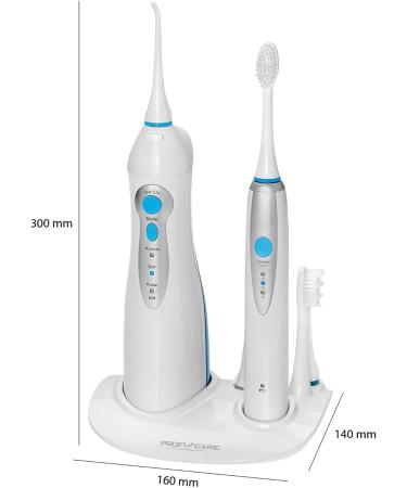 Proficare Dental Center PC-DC 3031: Wireless Sound Toothbrush & Oral Shower for Optimal Dental Care - Buy Online on GoSupps.com