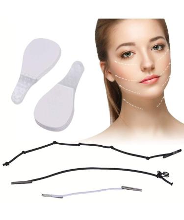 Instant Invisible Face Neck and Eye Lift 40 Piece Refill Tapes V-Form Facelifting adhesive tape invisible thin facial sticker make-up facelifting tools for face
