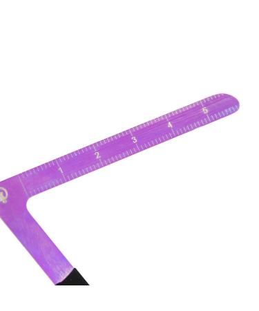Tattoo Eyebrow Ruler Symmetrical Caliper - Purple | Reusable Grooming Shaper & Measure Tool - Buy Online on GoSupps.com