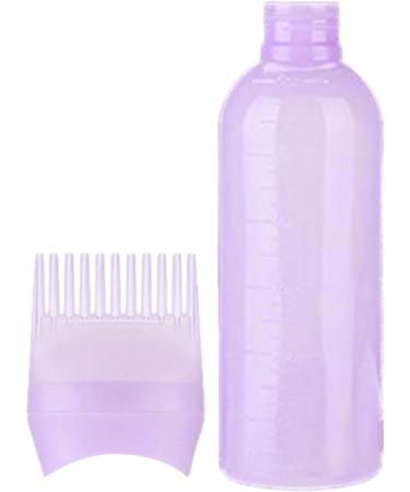 Fmzrbnih Hair Dye Root Comb - Portable Hair Dye Bottle With Root Comb Hair Dye Comb Bottle | Root Comb Applicator With Scale Hair Coloring Comb Applicator Portable Hair Dye Bottle For Hair Oil Purple - Buy Online on GoSupps.com