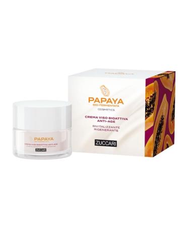 Zuccari Papaya Cosmetics - Bioactive Anti-Ageing Regenerating Revitalising Face Cream 50 ml