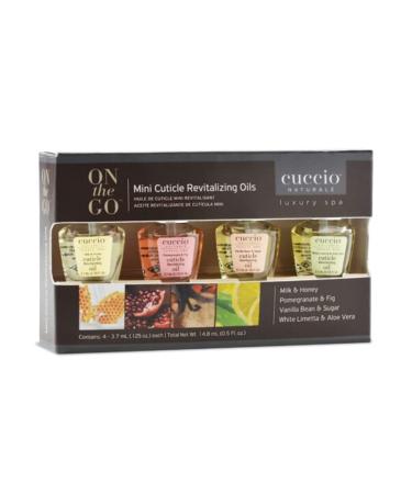 Mini Cuticle Hydrating Oils for Instant Cuticle Repair for Dry Skin and Nails by Cuccio