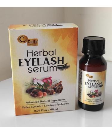 Natural Herbal Eyelash Serum - Boost Growth & Strengthen Eyelashes Eyebrows & Hair | 2.03 fl. oz - Shop Internationally - Buy Online on GoSupps.com