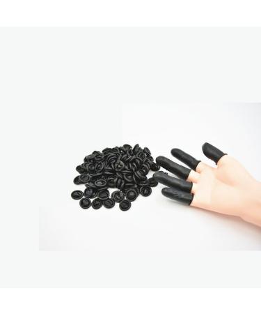 AituoWan 500 Pcs Latex Finger Cots | Industrial Safety Protectors | Static Prevention | Medical Protection Services | Black - Buy Online on GoSupps.com