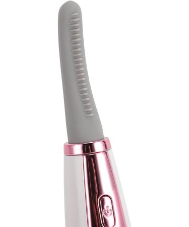 Electric Heated Eyelash Curler with Silicone Brush Comb Design Portable Adjustable 3 Gear Temperature for Instant Curling Effect - Buy Online on GoSupps.com